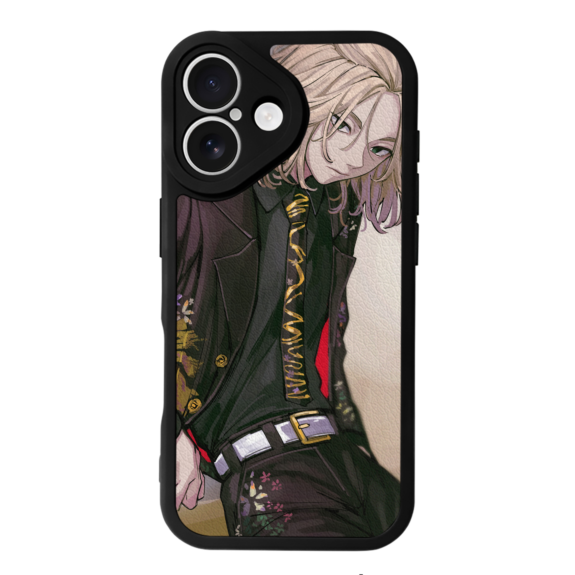（画像用） 東京リベンジャーズ Tokyo Revengers 【iPhone 16シリーズ対応】シリコンスマホケース（レザー調） 材質：シリコン